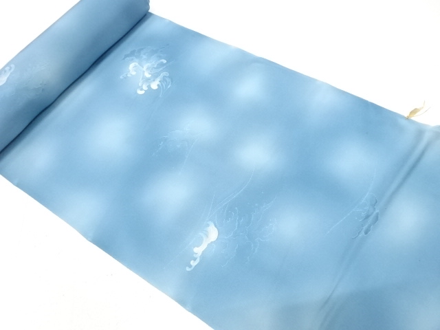 アンティーク　荒波模様　羽尺反物